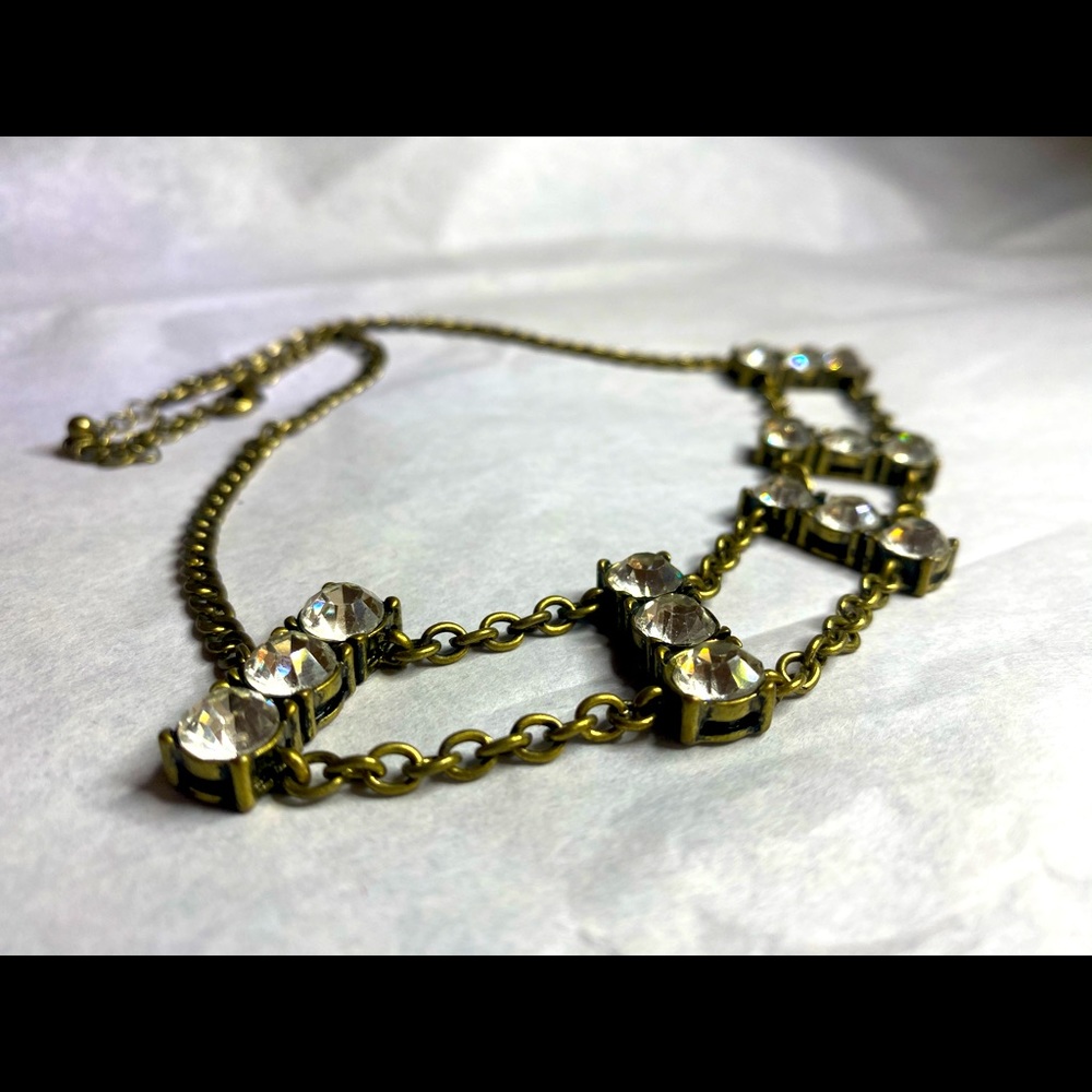 Bronze statement necklace